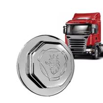 Aplique Cromado Tampa Cubo Dianteiro SC 124 S.5 Aplique Cromado Tampa Cubo Dianteiro SC 124 S.5