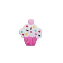 Aplique Cupcake Pink Silicone - 3,5cm - 4 Un - Artegift - Rizzo Aplique Cupcake Pink Silicone - 3,5cm - 4 Un - Artegift - Rizzo