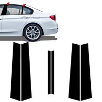 Aplique Da Coluna Bmw 320i 328i 330i F30 Adesivo Black Piano
