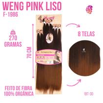 Aplique De Cabelo 100% Organico Liso Em Tela -70Cm -Sem Brilho Artificial -Weng Aplique De Cabelo 100% Organico Liso Em Tela -70Cm -Sem Brilho Artificial -Weng
