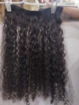 Aplique de cabelo cacheado (par)