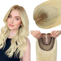 Aplique de Cabelo Humano Kolala 16" Ash a Loiro Platinado