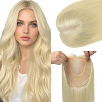 Aplique de Cabelo Kolala Platinum Blonde 30cm 55g Base de Renda