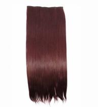 Aplique de cabelo liso orgânico com tic tac 60cm Aplique de cabelo liso orgânico com tic tac 60cm