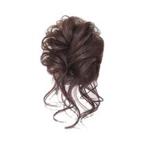 Aplique De Cabelo Sintético Cacheado Para Coque Desgrenhado Com Elástico Para Mulheres
