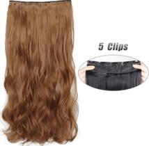 Aplique de Cabelo Tic Tac em Fibra Bio Orgânica Ondulado 70cm Super Natural