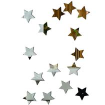 Aplique De Espelho Decorativo Estrelas 54x82cm 15 Pçs 38139 Aplique De Espelho Decorativo Estrelas 54x82cm 15 Pçs 38139