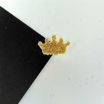 Aplique de EVA - Coroa Dourada - 20 unidades - Nelyzoca - Rizzo