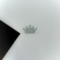 Aplique de EVA - Coroa Prata - 20 unidades - Nelyzoca - Rizzo