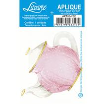 Aplique de MDF Bule Rosa - APM8-782 - LITOARTE