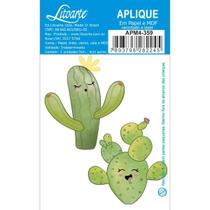 Aplique de MDF e Papel - Cactos - APM4-359
