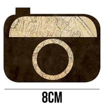 Aplique de MDF e Papel - Câmera Mundi APM8 - 1095
