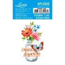 Aplique de MDF e Papel - Flores do Campo : Viva o Agora - APM8-1346