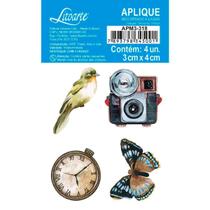Aplique de MDF e Papel - Memórias Vintage : Acessórios - APM3-318