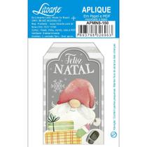 Aplique de MDF e Papel Natal - Tag Feliz Natal - APMN8 - 160 Aplique de MDF e Papel Natal - Tag Feliz Natal - APMN8 - 160