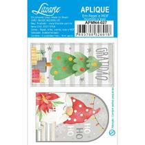 Aplique de MDF e Papel Natal - Tags Papai Noel e Pinheirinho - APMN4 - 027 Aplique de MDF e Papel Natal - Tags Papai Noel e Pinheirinho - APMN4 - 027
