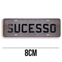 Aplique de MDF e Papel - Placa Sucesso APM8 - 345 Aplique de MDF e Papel - Placa Sucesso APM8 - 345