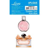 Aplique de MDF e Papel - Shabby Chic Perfumes - APM4-473 - Litoarte