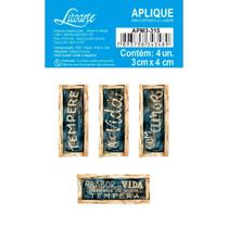 Aplique de MDF e Papel - Tags Temperos - APM3-315