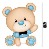 Aplique de MDF e Papel - Urso Baby APM8 - 886 Aplique de MDF e Papel - Urso Baby APM8 - 886