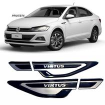 Aplique de Paralamas Virtus Cromado Resina Alto Relevo