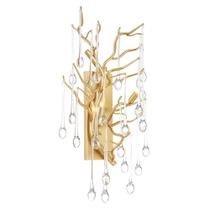 Aplique de Pared Anita de CWI Lighting, 28 cm, Dorado, 3 Luces G9