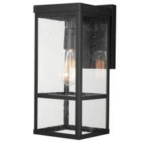 Aplique de Pared Exterior GLOBE Electric 44802 de 1 Luz en Negro Mate Aplique de Pared Exterior GLOBE Electric 44802 de 1 Luz en Negro Mate