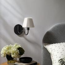 Aplique de Pared Modway Wave Brazo Curvo Negro 16x30x23 cm