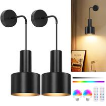 Aplique de Pared Recargable VerRon Inalámbrico Regulable Juego de 2 Aplique de Pared Recargable VerRon Inalámbrico Regulable Juego de 2