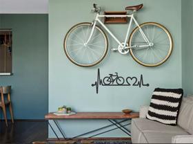 Aplique De Parede Decorativo Em Mdf 6mm Ciclismo Bike Paixão - Wood Art
