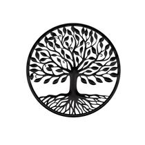 Aplique De Parede Mandala Árvore Frondosa Decorativo Vazado