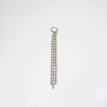 APLIQUE DE STRASS FRANJA 3 FIOS 100MM-1Uni-4g