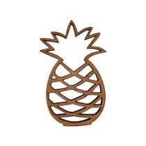 Aplique Decorativo Abacaxi 5x3 Kit 10un Mdf Madeira Laser Aplique Decorativo Abacaxi 5x3 Kit 10un Mdf Madeira Laser