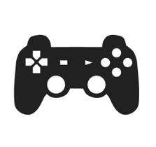 Aplique Decorativo controle Gamer Mdf 3mm Decoração com fita dupla face