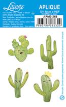 Aplique Decoupage Cactos Apm3-268 em Papel e Mdf 3cm Litoarte Aplique Decoupage Cactos Apm3-268 em Papel e Mdf 3cm Litoarte