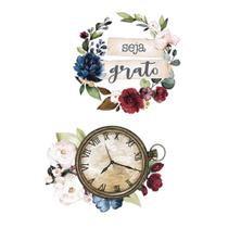Aplique Decoupage Coleção Memorias Vintage Apm4-496 em Papel e Mdf 4cm Litoarte