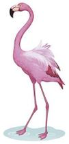 Aplique Decoupage Flamingo Apm8-872 Em Papel E Mdf 8cm Litoarte