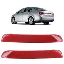 Aplique Defletor Parachoque Traseiro Led Jetta 2007 2008 2009 2010 Rubi