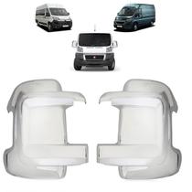 Aplique ducato 18/ boxer / jumper capa retrovisor (braco curto) (cromada) (par) - imp