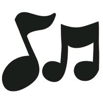 Aplique em Mdf Apm4-148 Notas Musicais