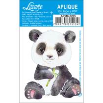 Aplique em Mdf Apm8-1265 Panda, Bambú, M - LITOARTE