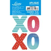 Aplique em Mdf Litoarte Forma de Amar - XOXO - APM3-292 Aplique em Mdf Litoarte Forma de Amar - XOXO - APM3-292