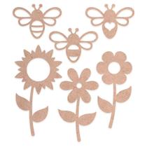 Aplique em Papel Cardboard Borboleta e Margarida Cbl-008 7,5x8,5cm Litoarte Aplique em Papel Cardboard Borboleta e Margarida Cbl-008 7,5x8,5cm Litoarte