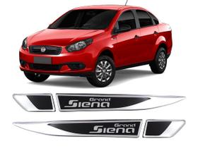 Aplique Emblema Lateral Tag Fiat Grand Siena