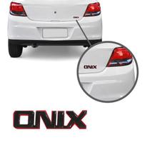 Aplique Emblema Logo Traseiro Onix Cromado - NK - Brasil