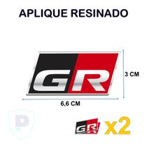 Aplique Emblema Toyota Gr Sport Resinado Gazoo Racing