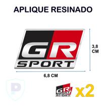 Aplique Emblema Toyota Gr Sport Resinado Gazoo Racing