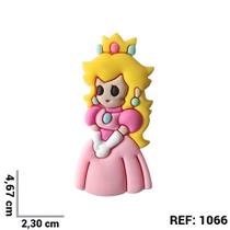 Aplique emborrachado kit 10 unidades Princesa Peach de Super Mario REF: 1066