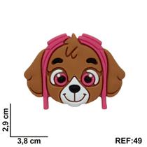 Aplique emborrachado kit 10 unidades Skye Patrulha Canina REF: 49 Aplique emborrachado kit 10 unidades Skye Patrulha Canina REF: 49