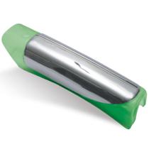 Aplique Esportivo Cromado com Led Verde para Manopla de Freio de Mão para Carro Automóvel Tuning - SHEKPARTS